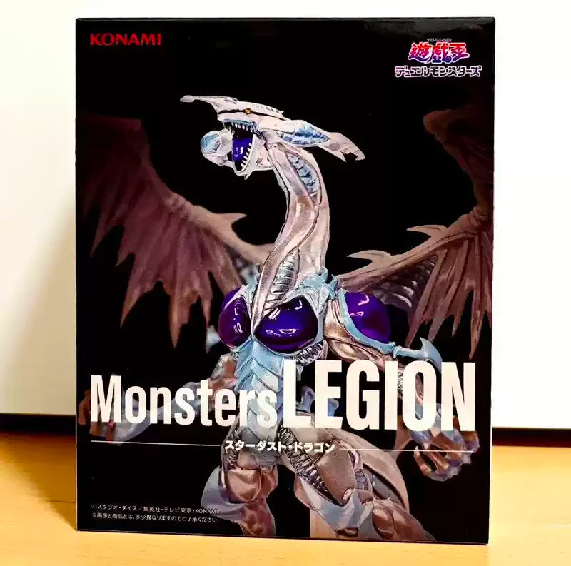 Bandai Original KONAMI Monsters Sternenstaubdrache Yu-Gi-Oh! Anime-Figur Actionfigur Spielzeug PVC Modell Sammlerpuppe Geschenk
