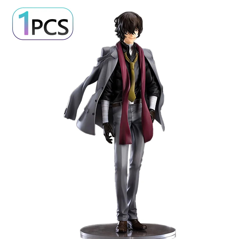 Anime Bungo Stray Dogs Nakahara Chuya Figur Dazai Osamu Actionfiguren Noodles Press Modell PVC Sammlerspielzeug Geburtstagsgeschenke