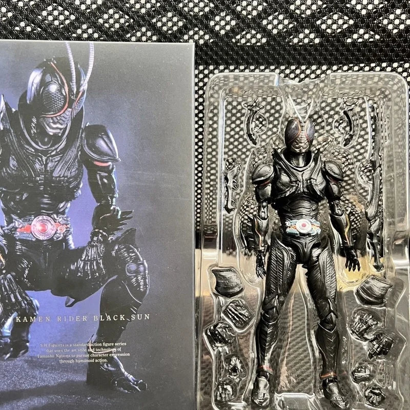 15cm Kamen Rider Black Sun Japanese Anime Figure Statue Pvc Action Figurine Collection Model Toys Boy Gift Decoration Homes