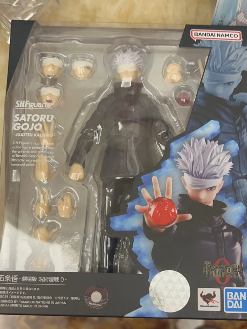 Bandai Original Jujutsu Kaisen Figure Gojo Satoru Itadori Yuji Fushiguro Megumi Kugisaki Nobara Anime Model Toy Gifts