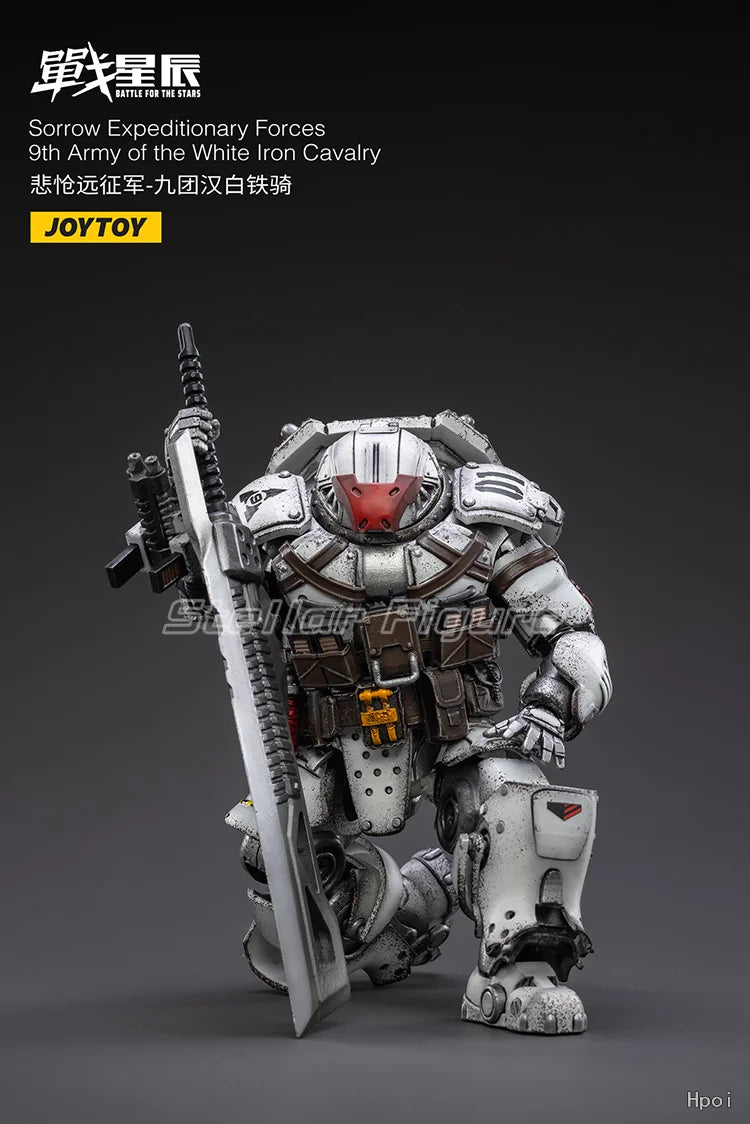 【SF】JOYTOY 1/18 Action Figure Sorrow Expeditionary Forces 9th Army of The White Iron Cavalry Model Toys Gifts Collection