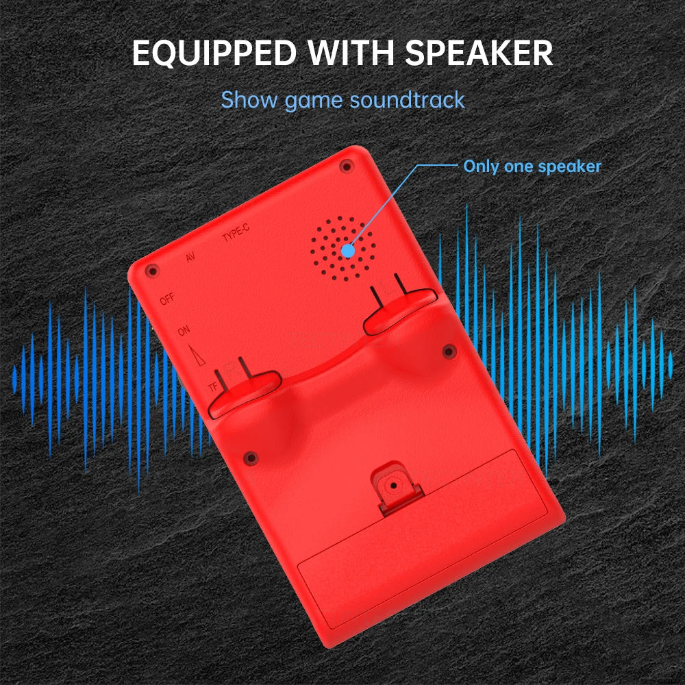 GB300 Portable Handheld Game Player 3.0 inch Screen Video Game Console Built-in 6000 Games Support AV Output for SFC/GBA