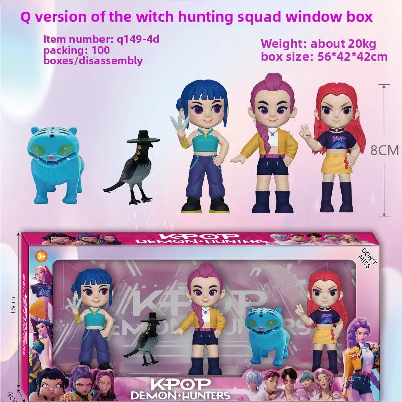 2026 NEW Kpop Figure Model Toy Pvc Cartoon Gaming Peripherals Desk Decoration Collection Figures Model Toy for Kid Gift