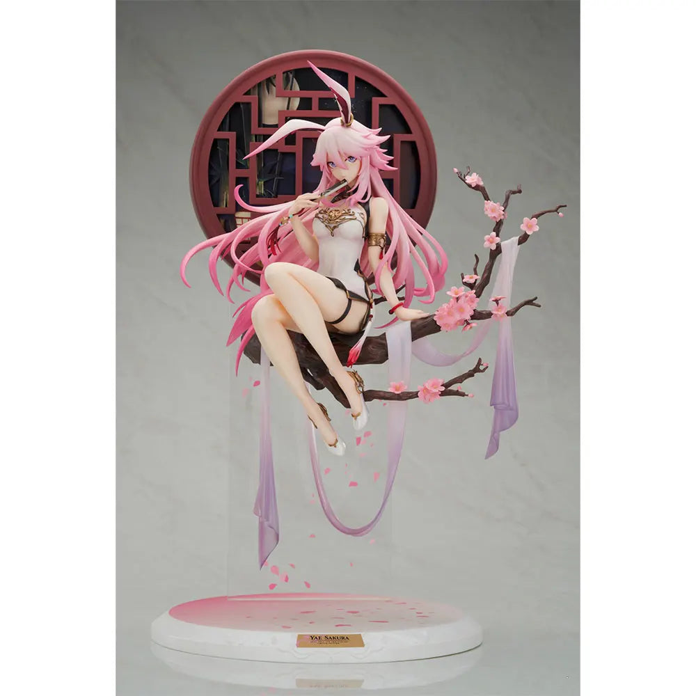 19CM Аниме игра MmiHoYo Фигурка Два модела Yae Sakura Седнала позиция Аниме Модел Играчки Подаръци Колекция Декорация Орнаменти PVC