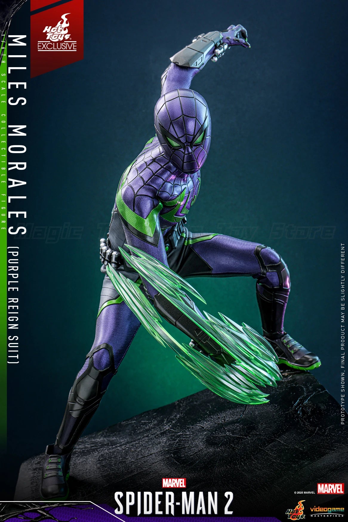 【MT】Hot Toys VGM68 Marvel "Spider-Man 2" Myers Morales (Purple Shadow Dynasty War Clothes) 1:6 Ratio Collection Figure Model