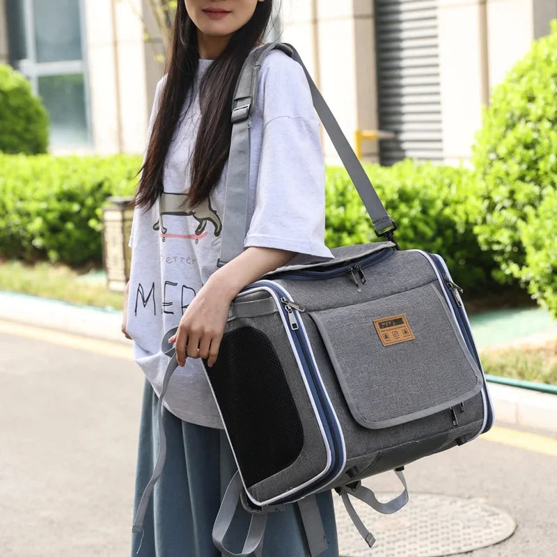 Bicycle Carrying Cat Bag Dog Bag Pet Bag Portable Backpack For Outdoor Use Suitable For Carrying Bicycles And Motorcycles