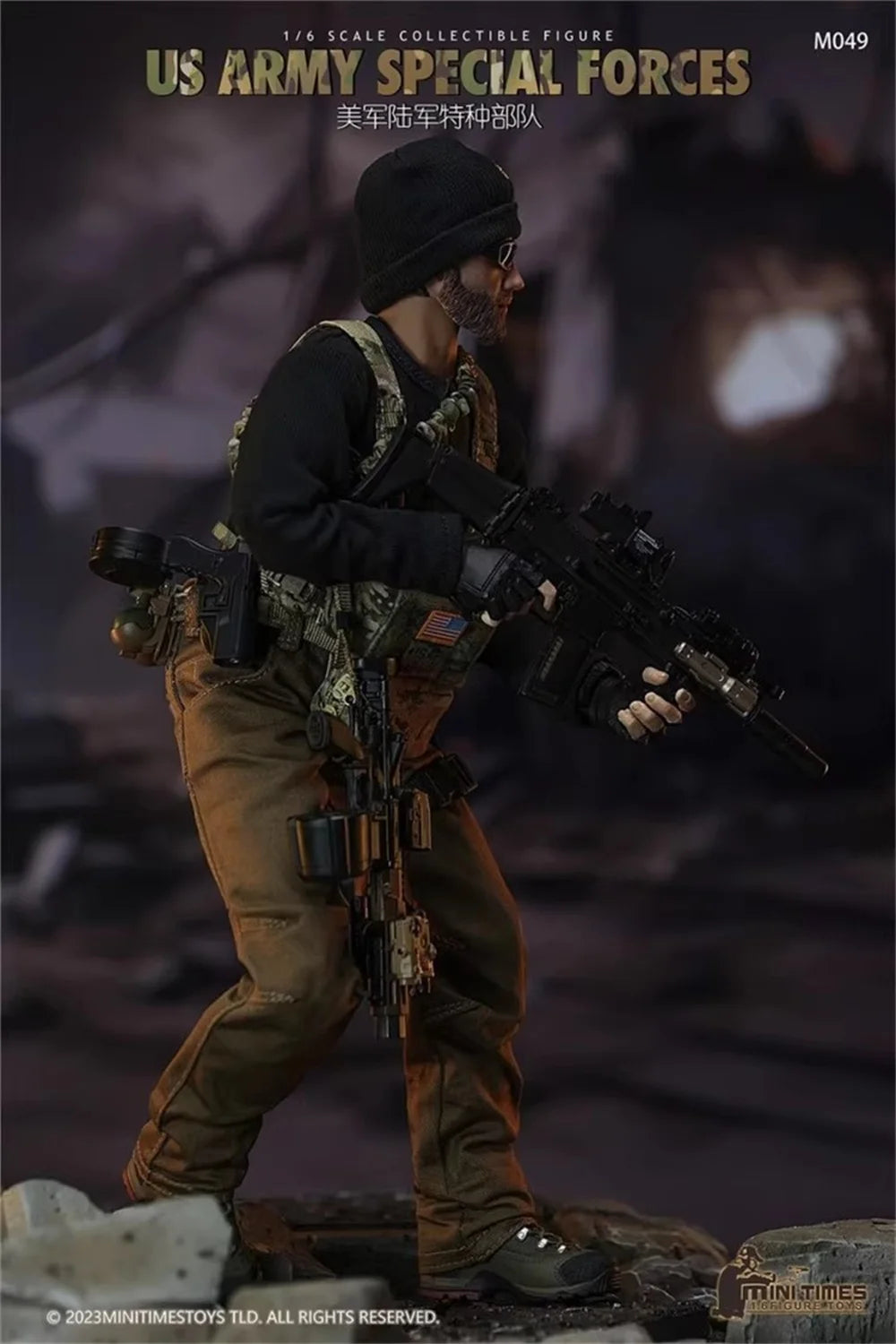 100% New Version Minitimes M049 The US. Modern Soldier Doll Figure About 12" Full Set Moveable Action For Fans Collect
