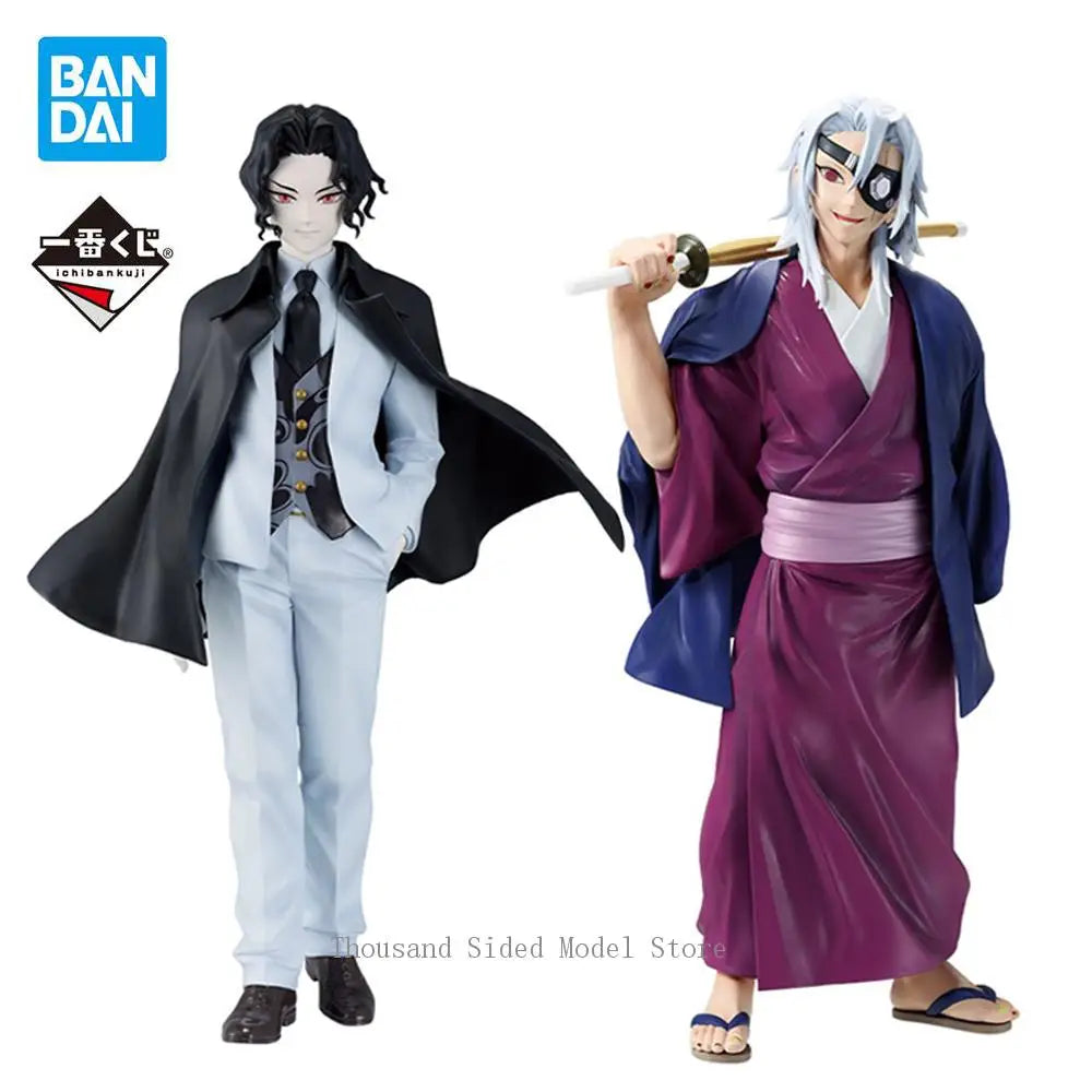 IN Stock Original Banpresto Ichiban Kuji Demon Slayer B Prize Kibutsuji Muzan Uzui Tengen Action Figure Аниме Модел Играчки