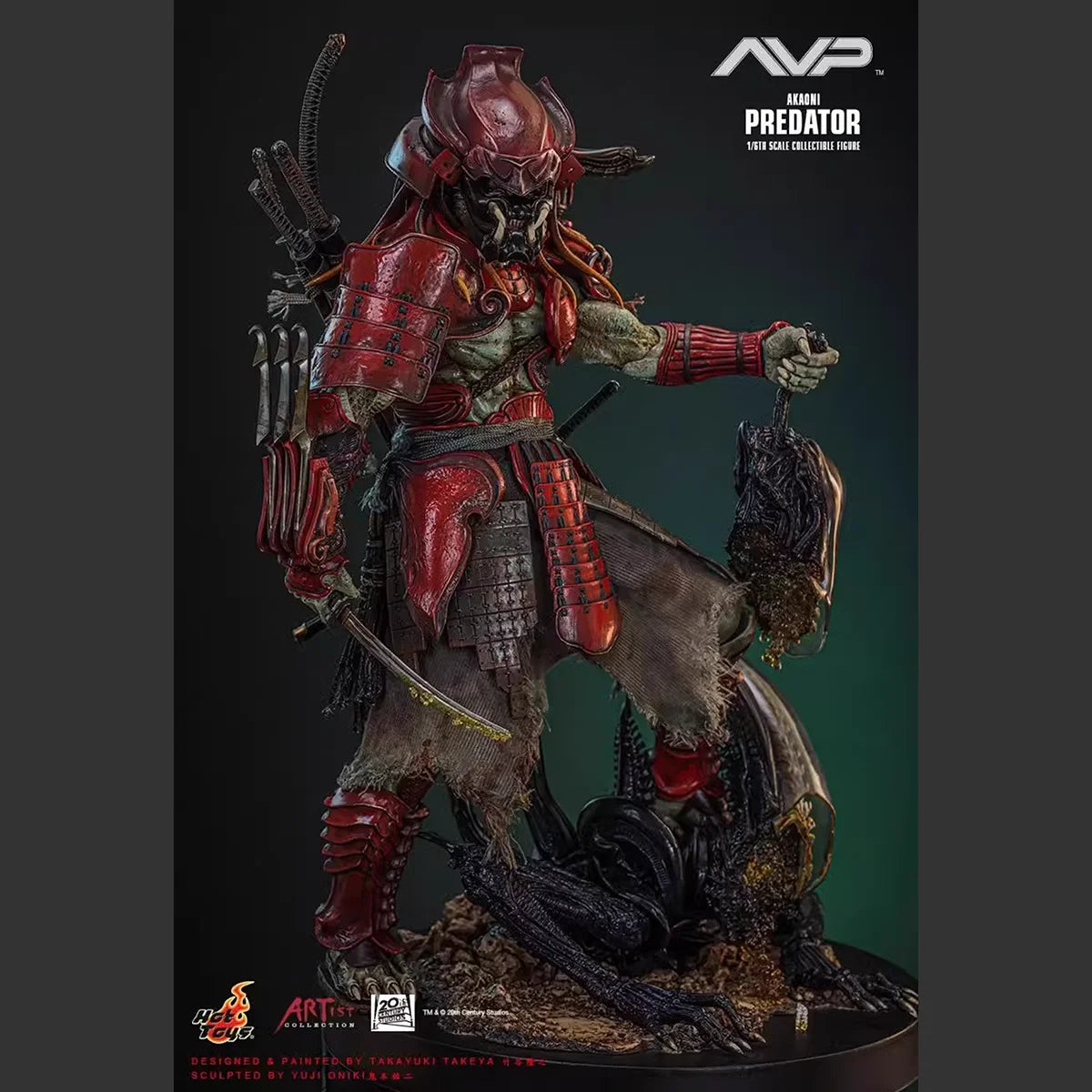 HOTTOYS HT 1/6 AC06B Predator red ghost warrior Alien venue limited edition Action Figure Model Toys 12-inch collectible