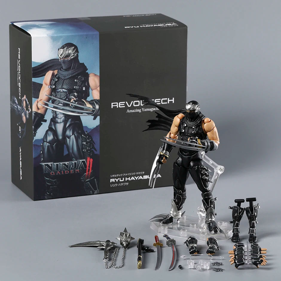 Revoltech Ryu Hayabusa Action PVC Figure Model Ornament Toy Collection Gift