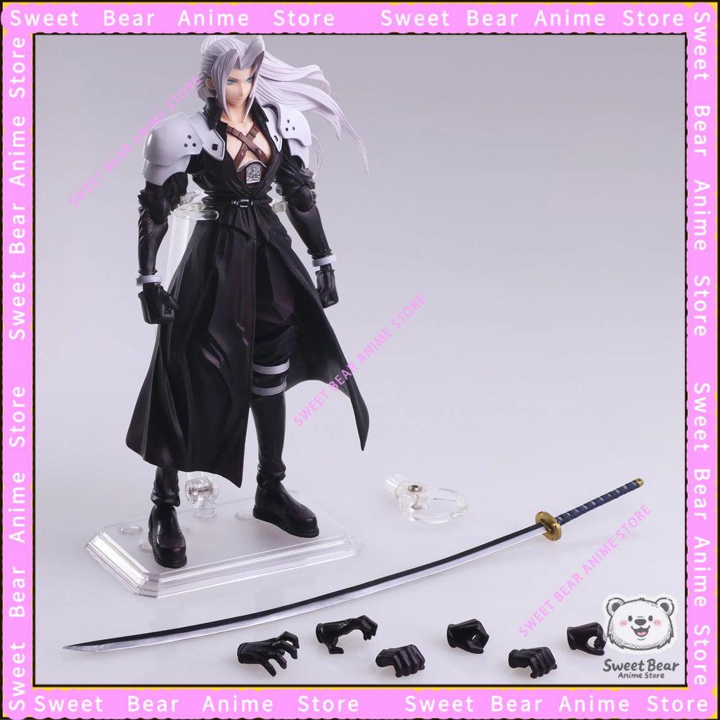 Auf Lager: Square Enix Final Fantasy VII BRING ARTS Sephiroth Actionfigur, Anime-Modell, Trendspielzeug, Schreibtischfigur, Sammlerstück.