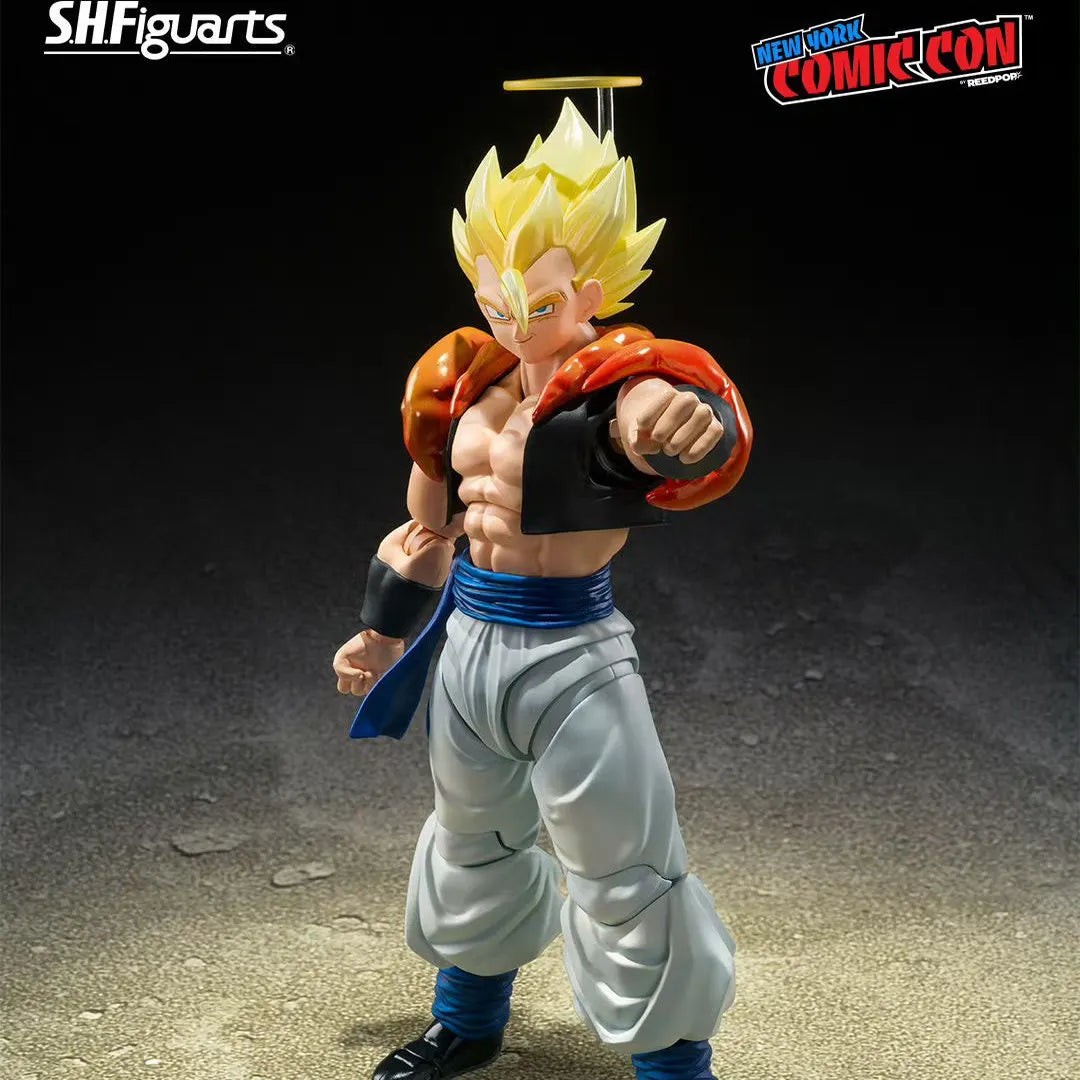 Bandai Nycc Exclusive Dragon Ball S.H.Figuarts Gogeta Super Saiyan (Yellow Hair) - In Stock