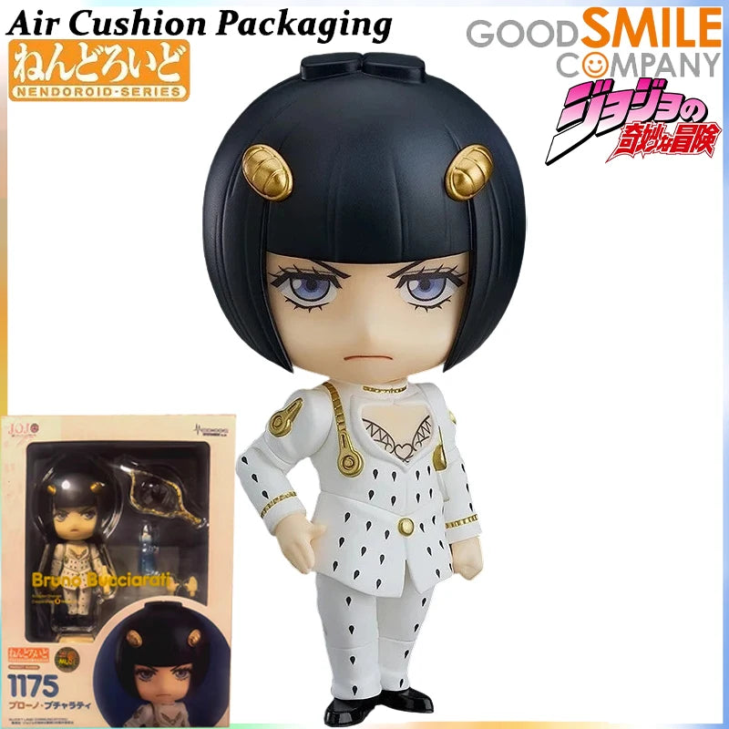 GSC Genuine Nendoroid Series Jojo's Bizarre Adventure Golden Wind‌ Giorno Giovanna Bruno Bujarati Action Figures Model Toys