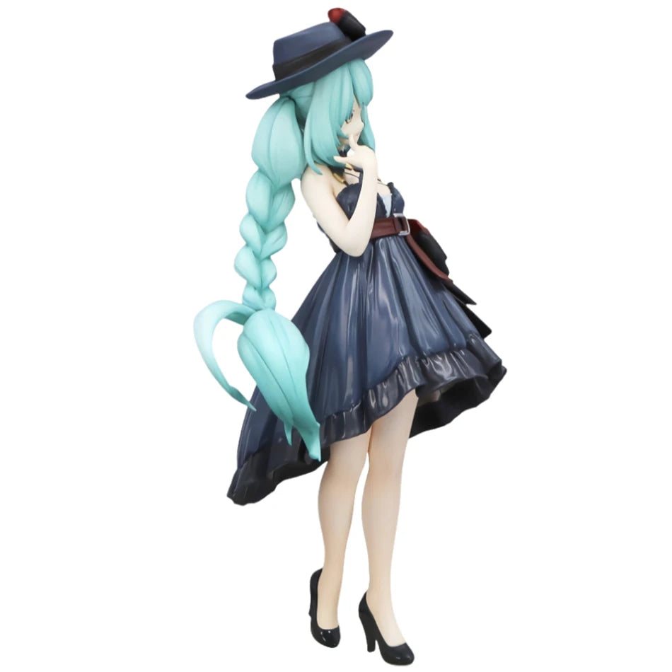 20CM Anime Hatsune Miku Action Figures Trio Try iT Figure Outdoor Dress Kawaii Anime Figurines Model Toy Gift Desktop Decoration