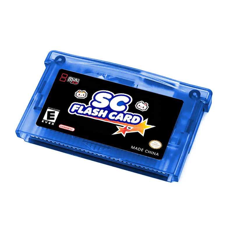 DGETG SCFW V2.0 GBA Flash Cart 5000+ Retro Games RTC 1M Flash NES Compatible with GBC GB NES DS Includes 8G TF Card