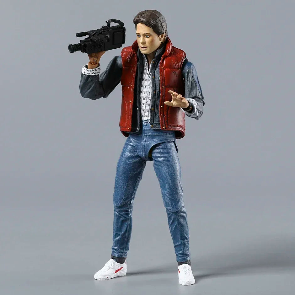 NECA Back to the Future Marty McFly Guitar Joints Moveable Collectable Creative Action Figure