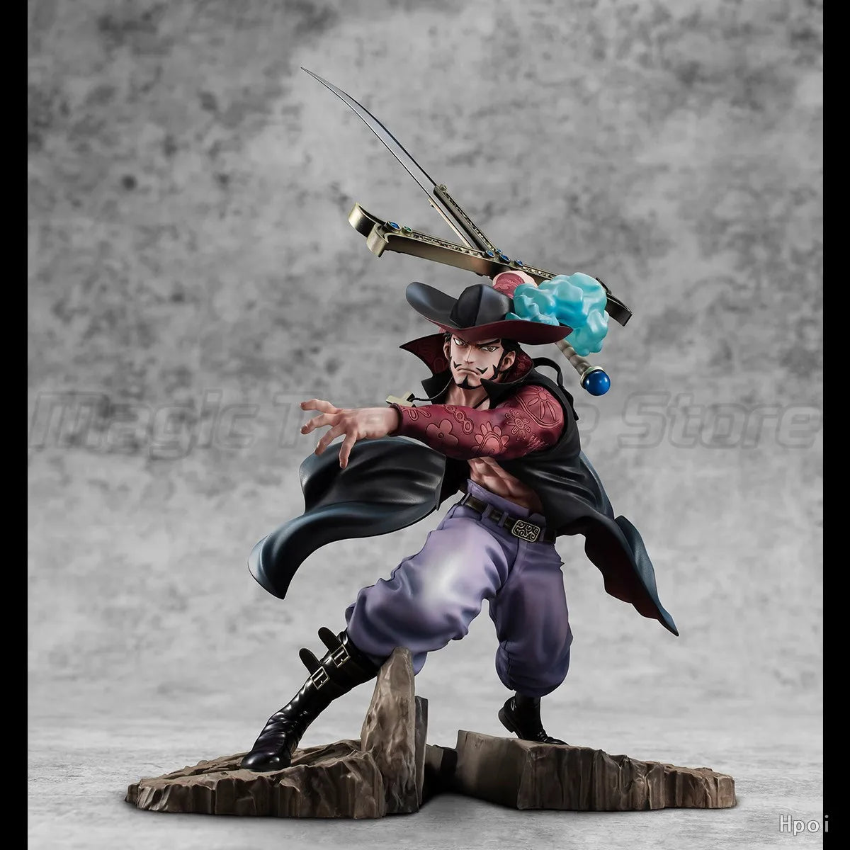 【MT】Original MegaHouse POP Maximum ONE PIECE DRACULE.MIHAWK 1/8 Scale Figure Toy Collection Ornament