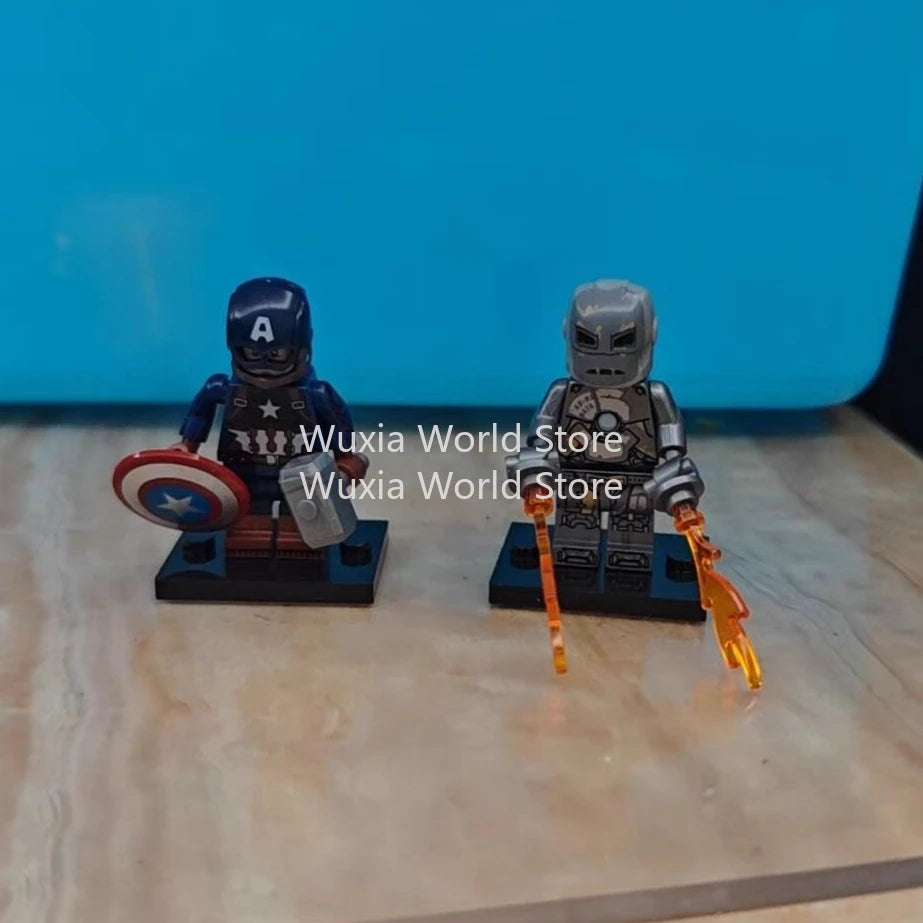 Hot 5cm Marvel Spider-Man Venom Green Goblin Building Block Figures Assembleable Figure Desktop Ornament Decorations Best Gifts