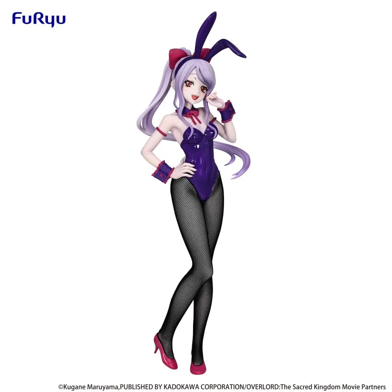 FuRyu BiCute Bunnies Shalltear Bloodfallen Bunny Girl Overlord Origina Collectible Model Anime Figure Toys 26cm Doll