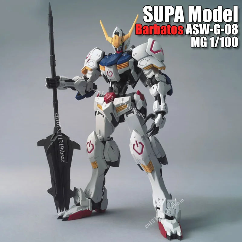 In Stock SUPA Model Barbatos MG 1/100 ASW-G-08 Assembly Model Kit Toys Action Figures Robot Plastic Gift