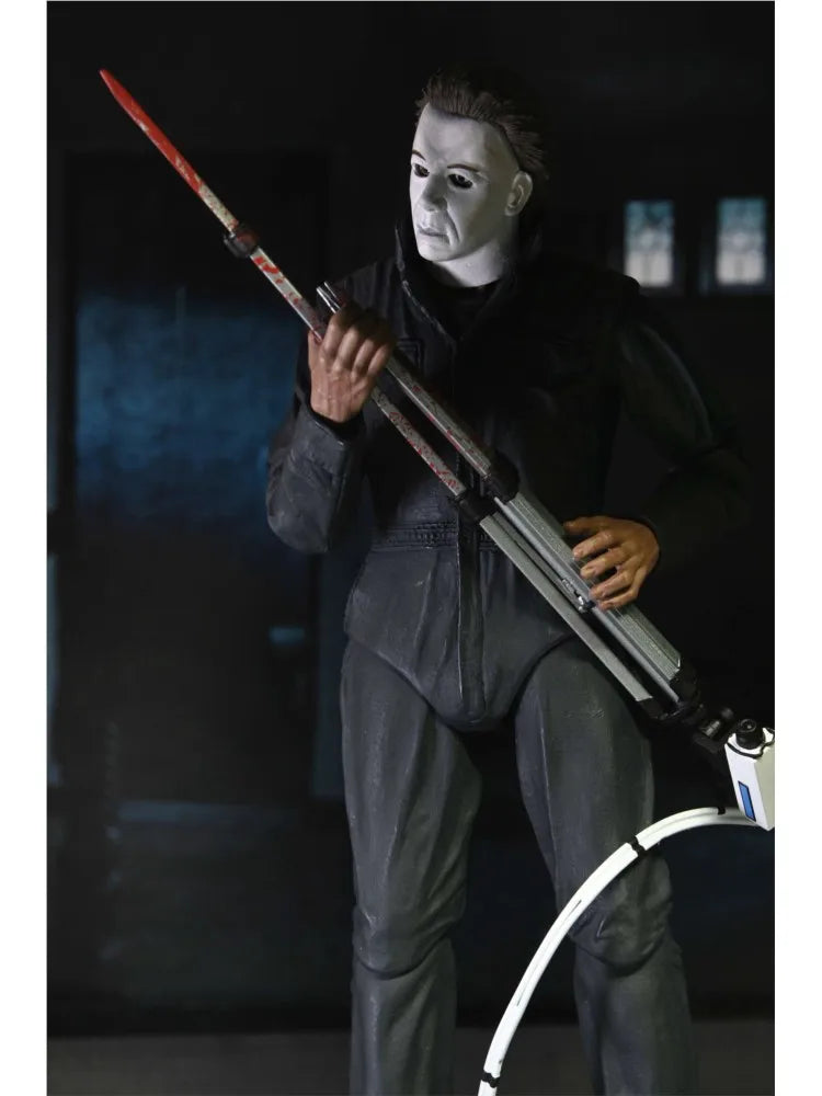 NECA 60655 Toys Halloween Resurrection Action Figure Ultimate Michael Myers 18cm Collection Original Model Doll Decoration Gift