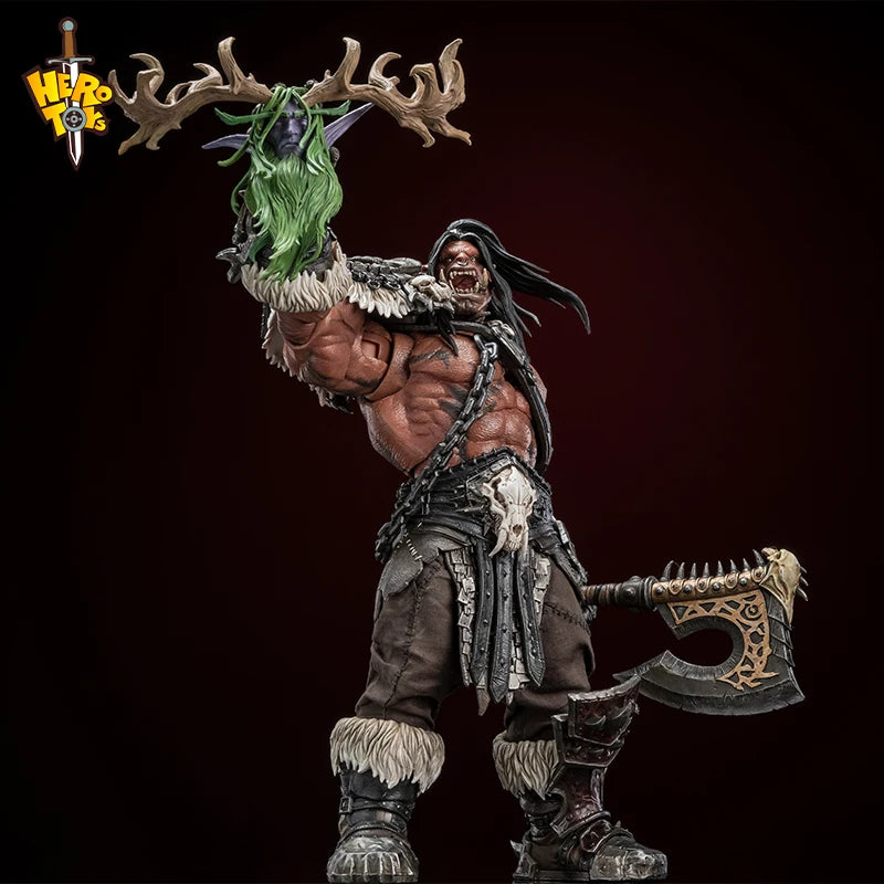 Hero Toys Hellscream Tribal War Song Great Chief Chieftain Orc Warrior 1/10 Action Figure Model Doll Toys In Stock