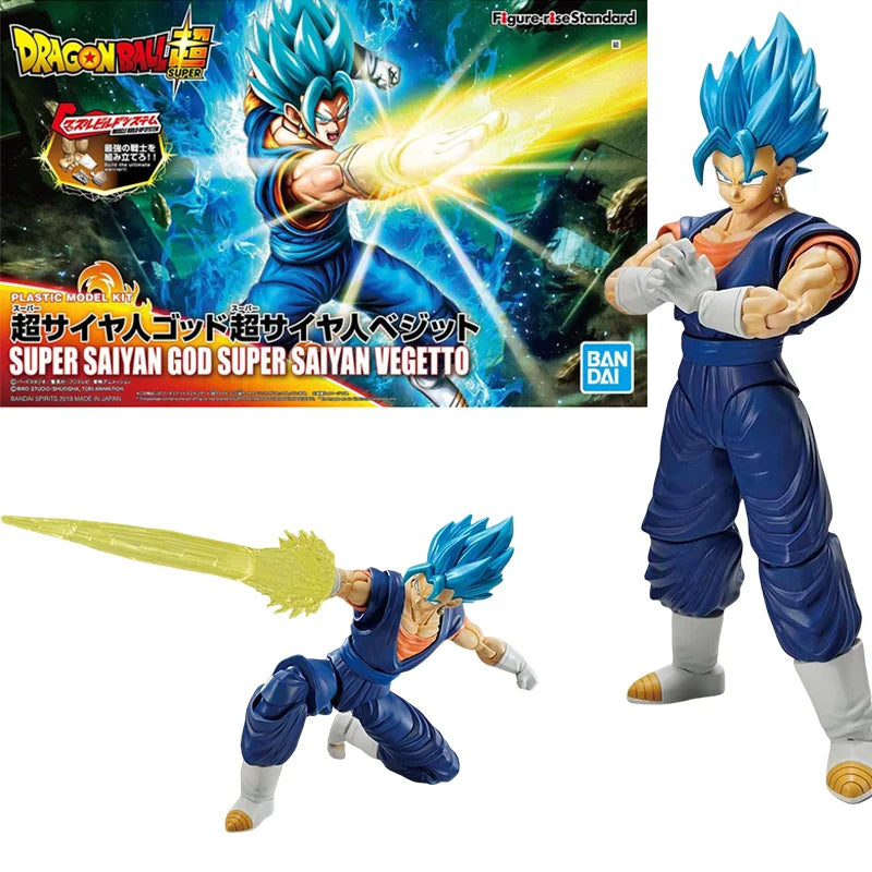 Bandai Genuine FRS Dragon Ball Son Goku Son Gohan Vegeta Frieza Super Saiyan Anime Action Figure Assembly Model Toys Gift Kids