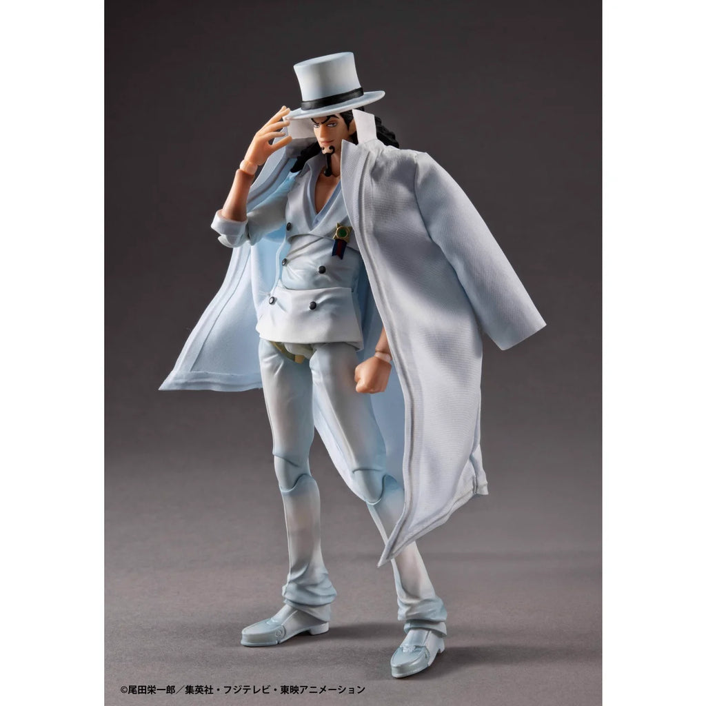 Original MegaHouse One Piece Hattori Rob Lucci Variable Action Heroes Ver. 1.5 Anime Figure Toys PVC Model Collection