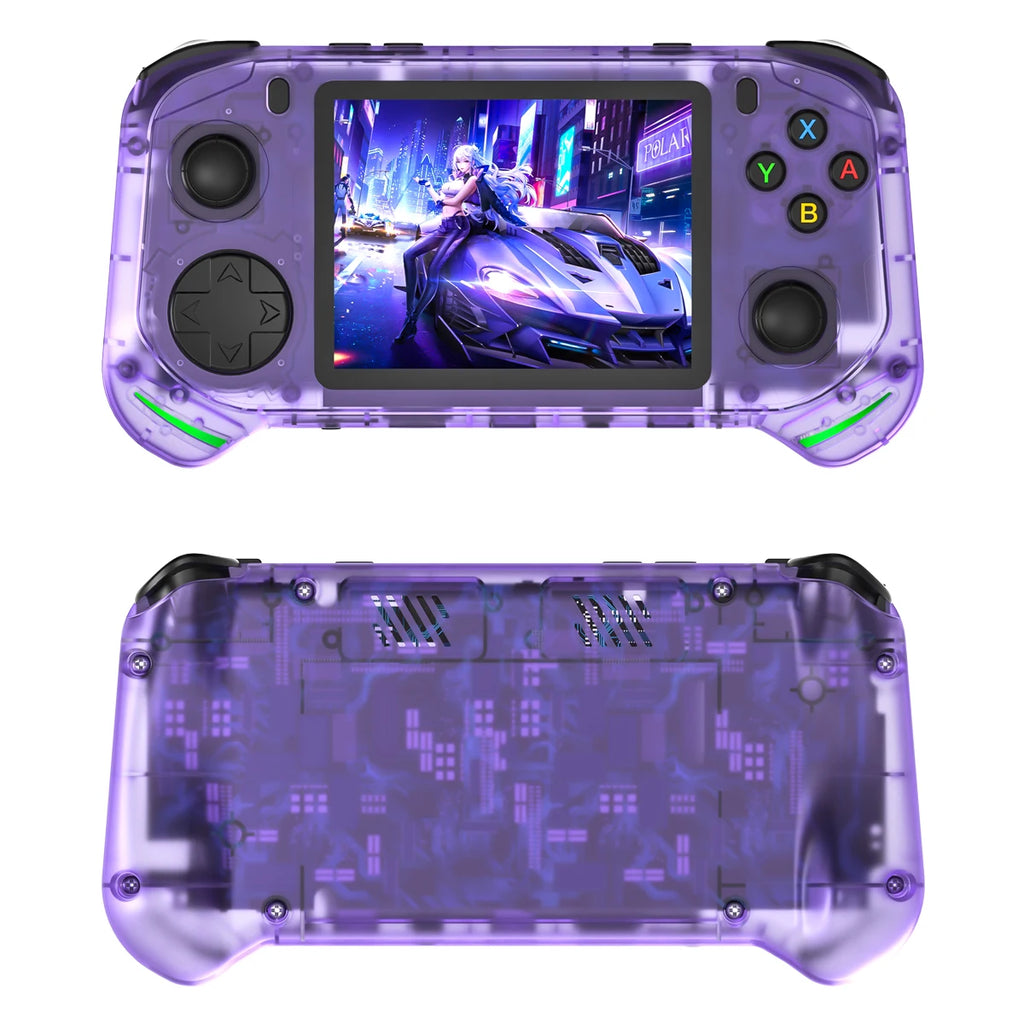 Neue RX6H Open Source Retro Handheld-Videospielkonsole mit 3,5-Zoll-IPS-Bildschirm, tragbarem Linux-System und 128 GB Spielespeicher