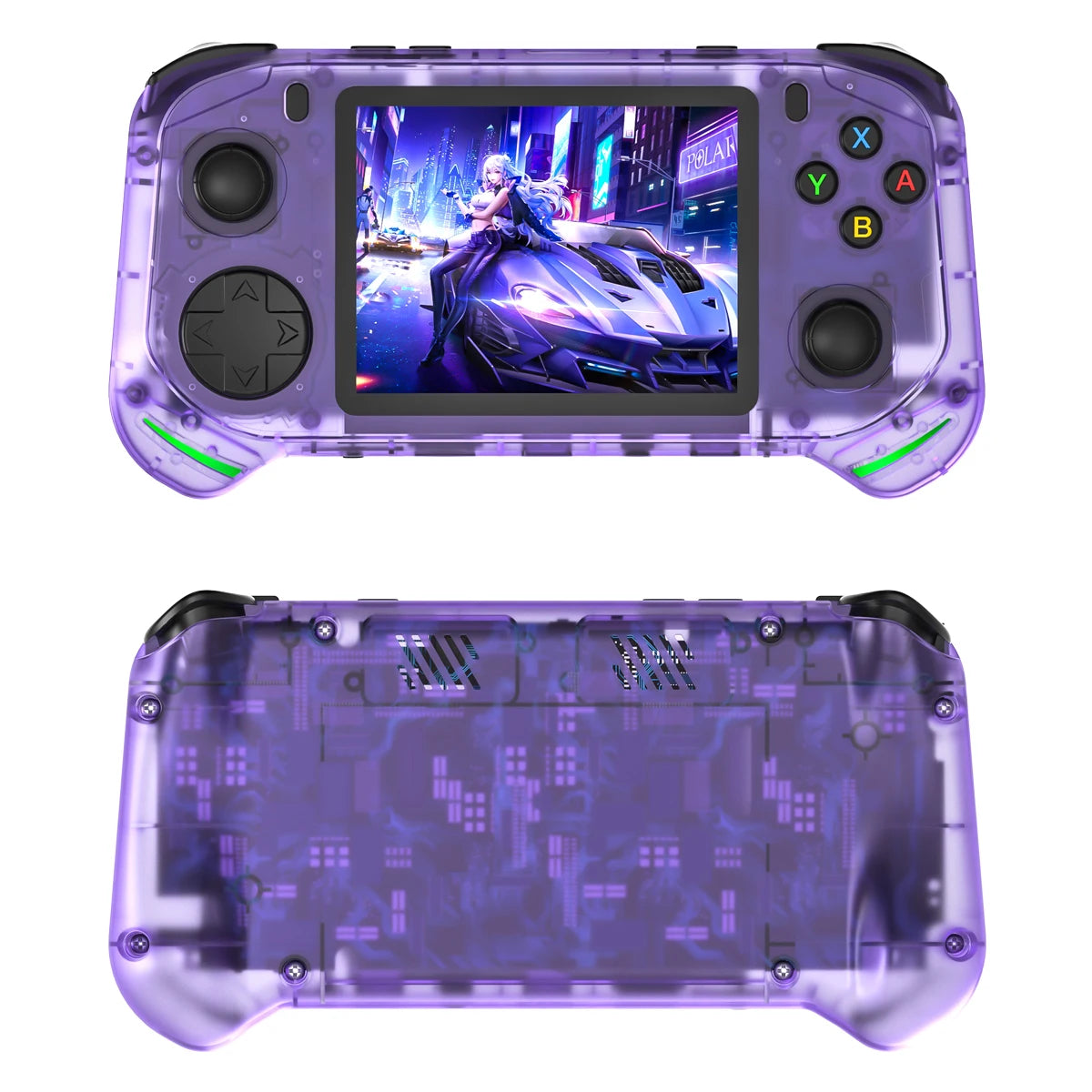 Neue RX6H Open Source Retro Handheld-Videospielkonsole mit 3,5-Zoll-IPS-Bildschirm, tragbarem Linux-System und 128 GB Spielespeicher