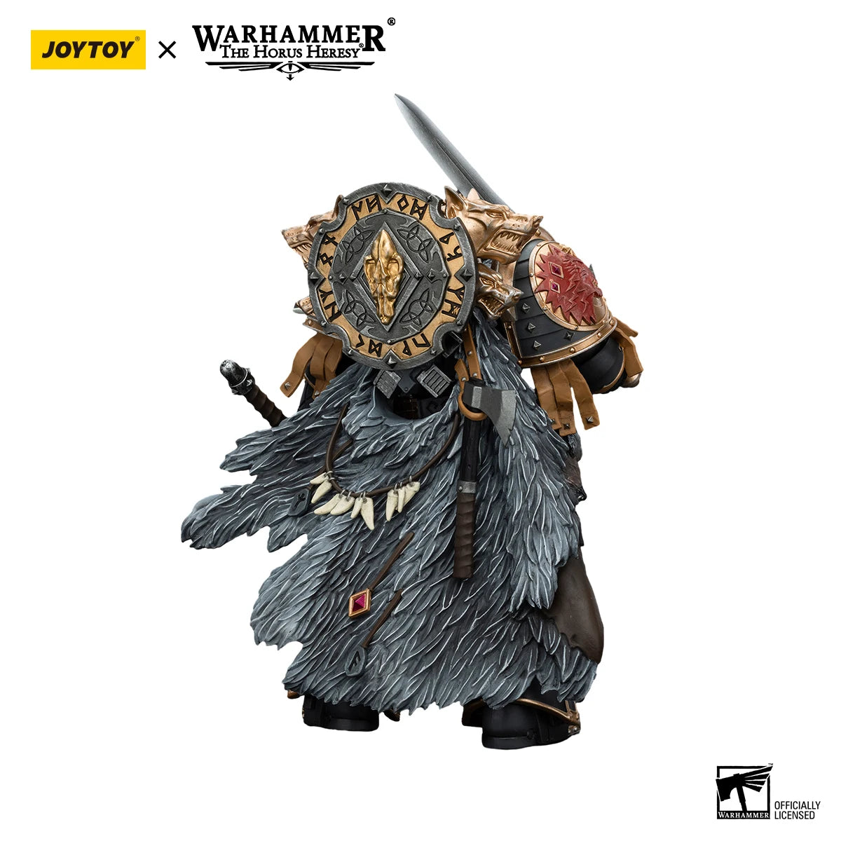 JOYTOY Warhammer 40K The Horus Heresy Space Wolves Leman Russ 1/18 Official Articulated & Collectible Model  Gift for Adult Fans