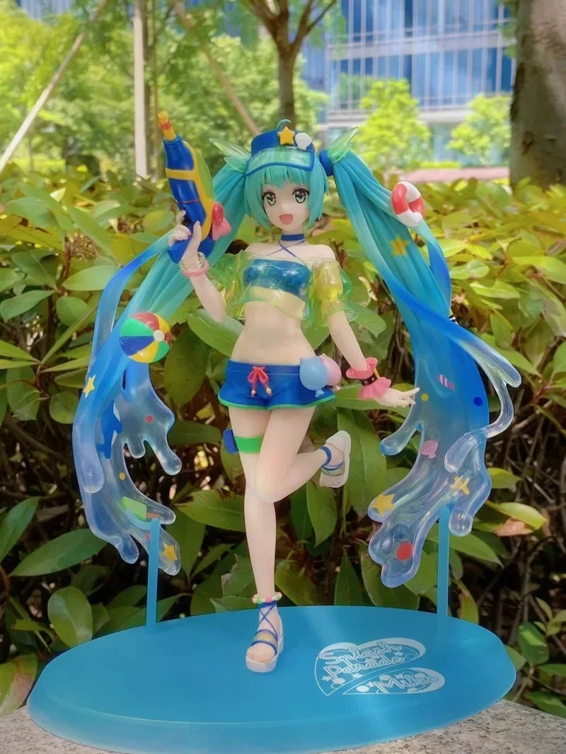 Sega Vocaloid Original Hatsune Miku Figur Spm Sommer Wasserpistole 22cm PVC Anime Figur Modell Spielzeug Mädchen Niedliche begrenzte Geschenke