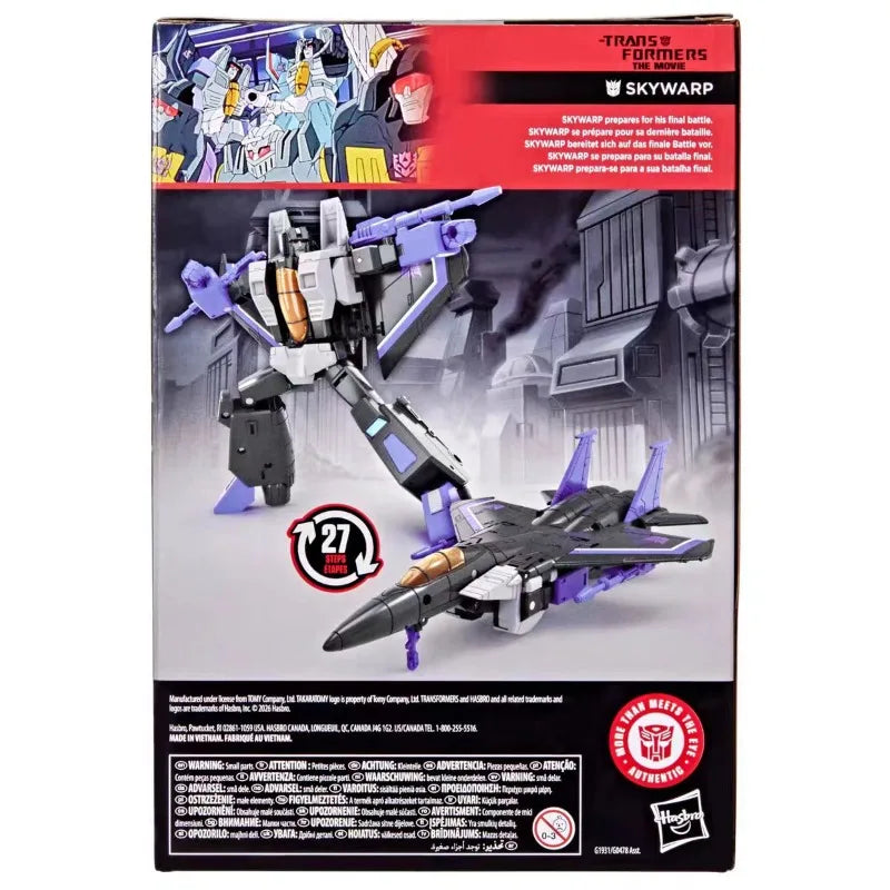 【Pre Sale】Original Hasbro Transformers Studio Series Skywarp Anime Figure Collection Toy Model