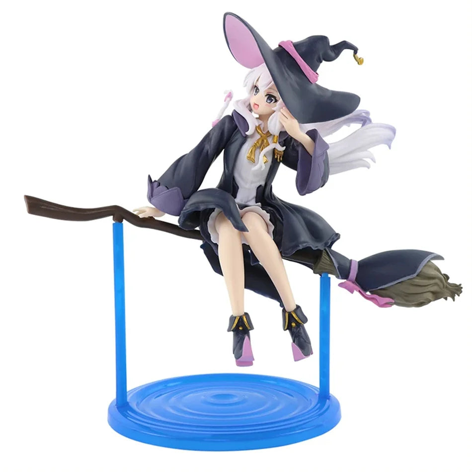 19cm Elaina Anime Figure Wandering Witch: The Journey of Elaina Action Figure Witch Figurine Collection Model Toy Halloween Gift