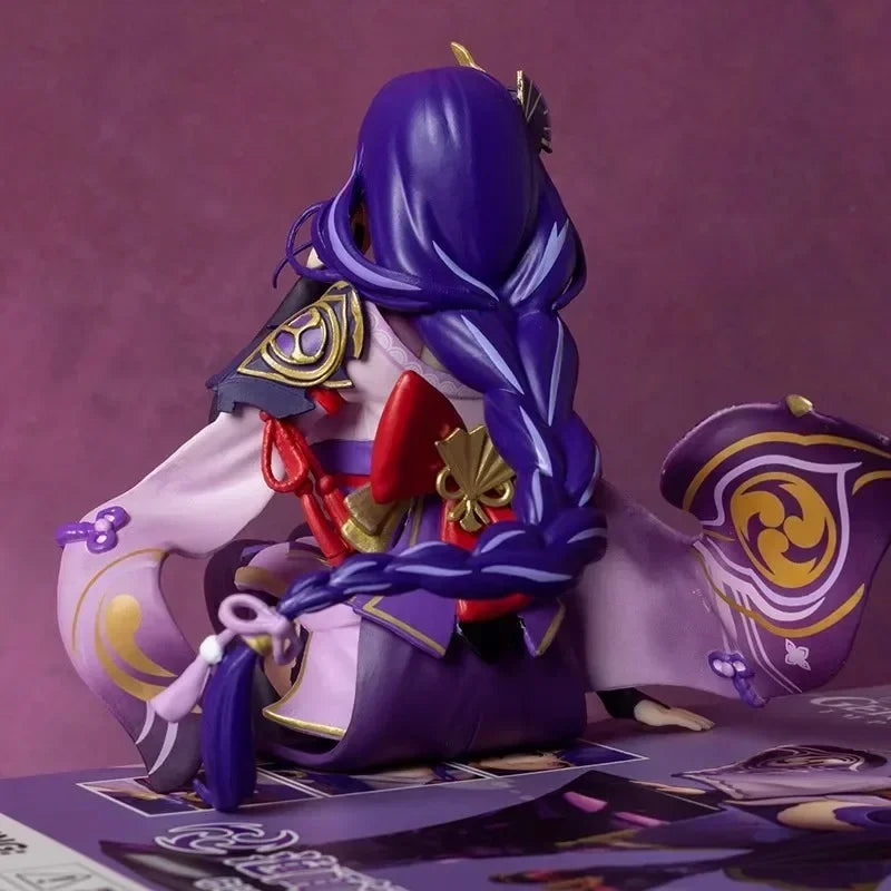 18 см Genshin Impact Аниме Фигурки Raiden Shogun Фигурки Gk Статуя Фигурка Модел Кукла Колекция Стая Декорация Коледни Играчки Подарък