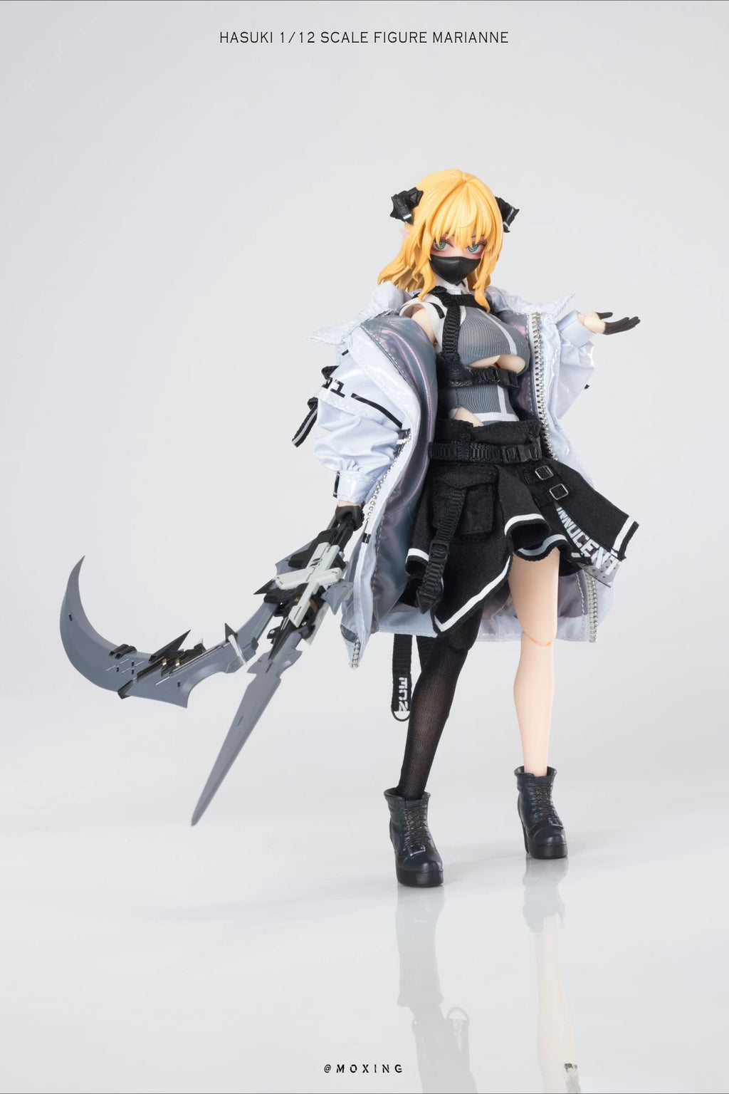 【Original】HASUKI PA009 Leader in White Mariano ORI.Ver 1/12 Action Figure Model Toy