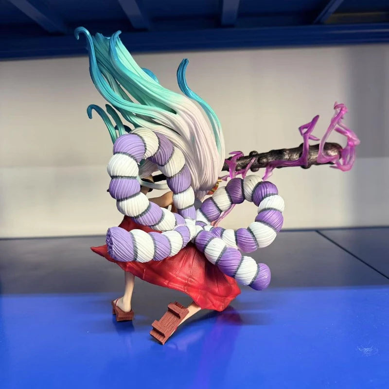 Anime One Piece Yamato Figur GK Kaidou Tochter Yamato Actionfiguren Warring Statue PVC Sammlung Modell Puppen Ornament Spielzeug