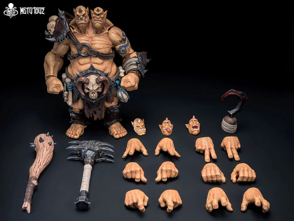 METYTOYZ 1/12 Scale Male Soldier Ogre Warrior Adventurer Action Figure - 6-Inch Collectible Toy Doll for World Series Full Set