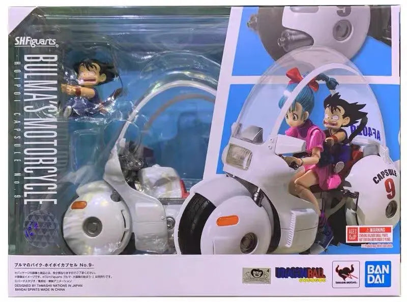 【IN STOCK 】Bandai SHF Bulma Adventure Begins Dragon Ball Action Figure In Stock Motorcycle Model Toy gift collection