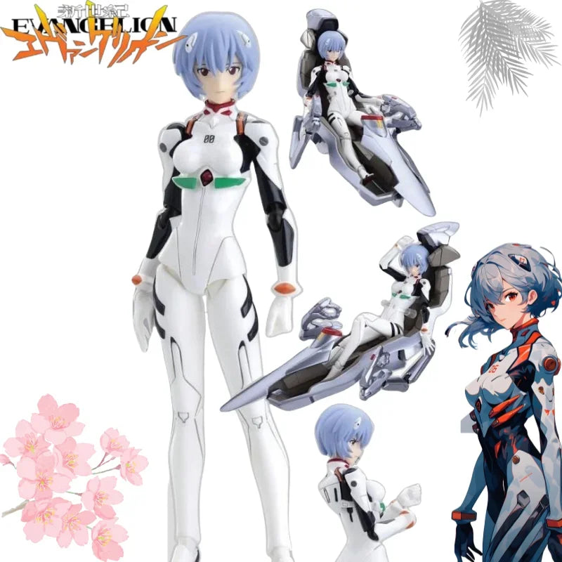NEON GENESIS EVANGELION Ayanami Rei figure model creative high-value joint movable cute cartoon car computer desktop ornaments
