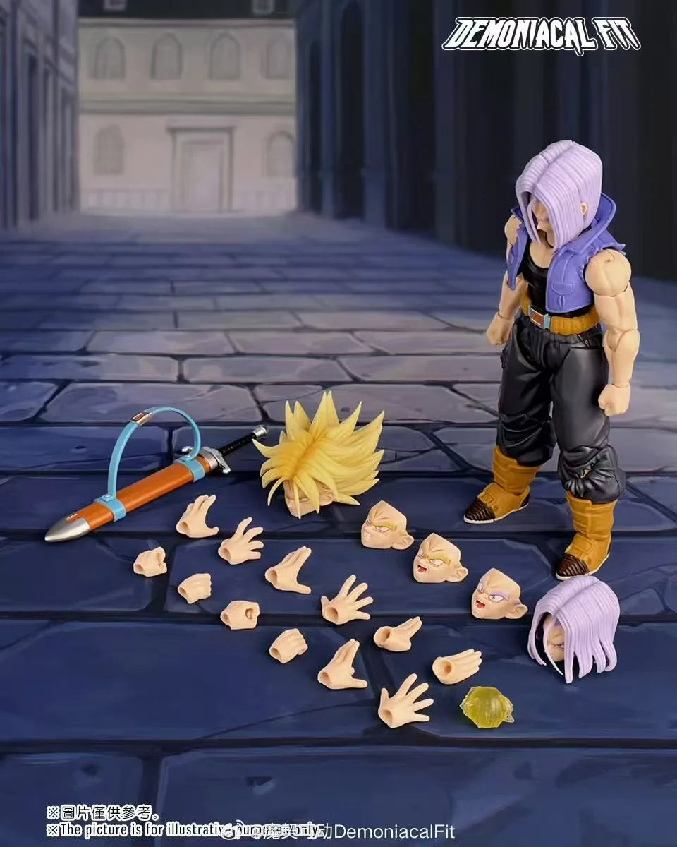In Stock Dragon Ball Demoniacal Fit SHF 18cm Vegeta Movable PVC Action Figure Model Toys