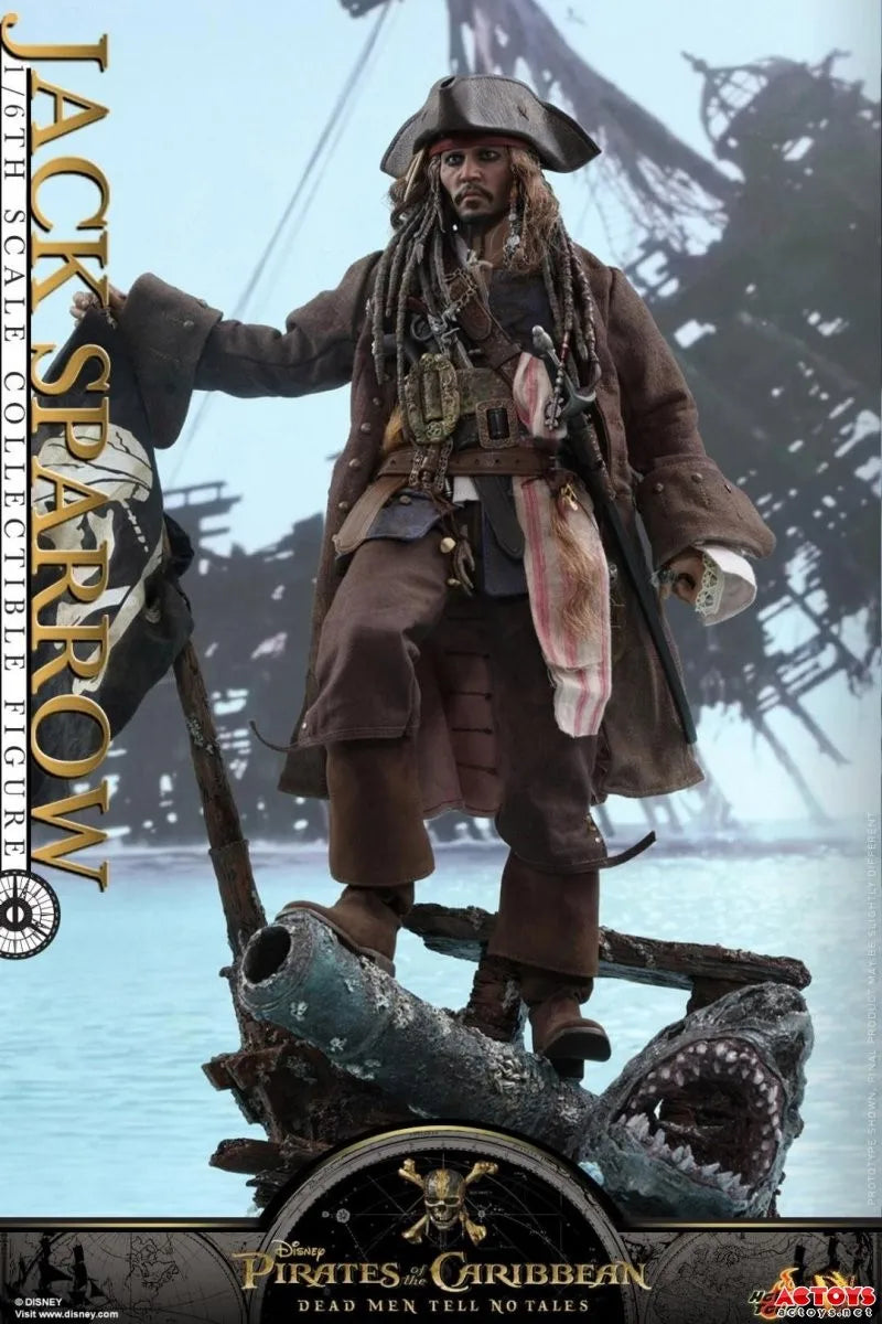 In Stock Hottoys Ht 1/6 Dx15 Pirates Of The Caribbean:Dead Men Tell No Tales Jack 12''Action Figures Collectable Model Toy Gifts