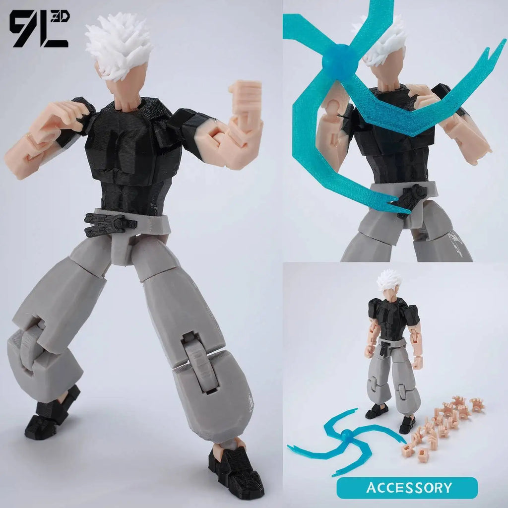 9l3d Lucky13 Gojo Sukuna Jujutsu Fushiguro Toji Gojo Satoru Action Figure Dummy13 T13 Multi-Jointed Collectible Titan13 Toys