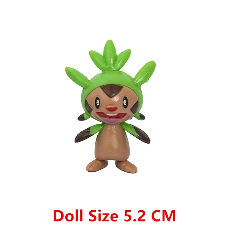 3-7 Cm PokemonCartoons Anime Figure Pikachu Mew Snorlax Charmander Cosplay Collection Pet Pocket Monster Action Model Toy Gifts