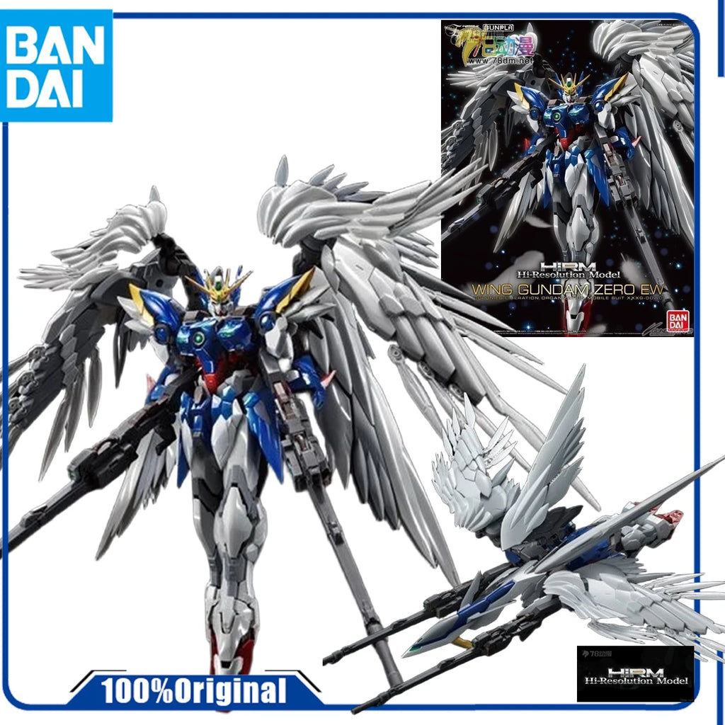 BANDAI ORIGINAL HIRM REGULAR EDITION XXXG-00W0 WING GUNDAM ZERO EW AUF LAGER Anime-Actionfigur, Bausatz, Spielzeug, Geschenk