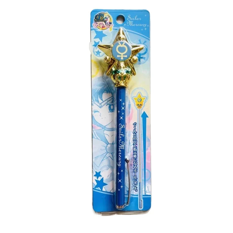 【IN SHELF】Sailor Moon 20th Anniversary Transformation Pen Anime Action Figures Model Kids Toy