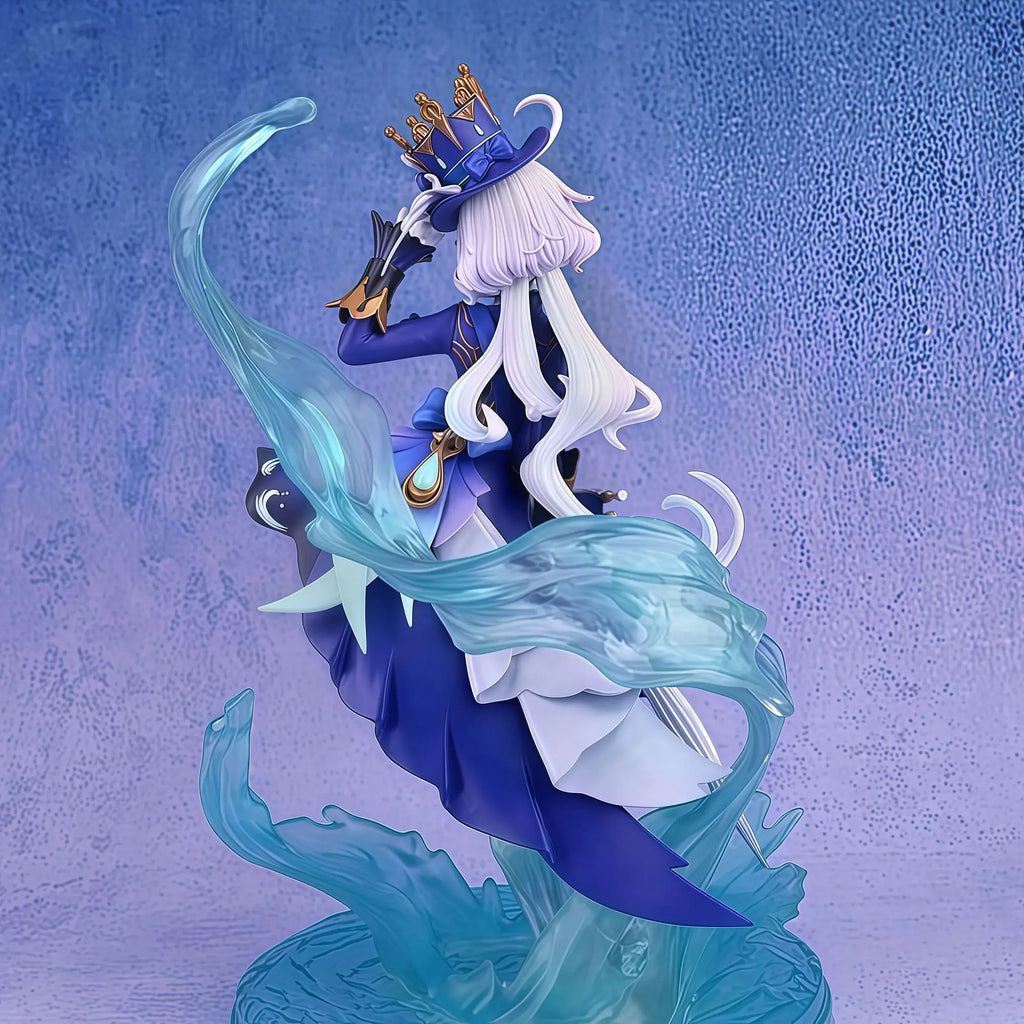 In Stock 23cm Genshin Impact Anime Figures Furina Focalors Figure Pvc Statue Doll GK Collection Model Desk Decoration Toys Gifts