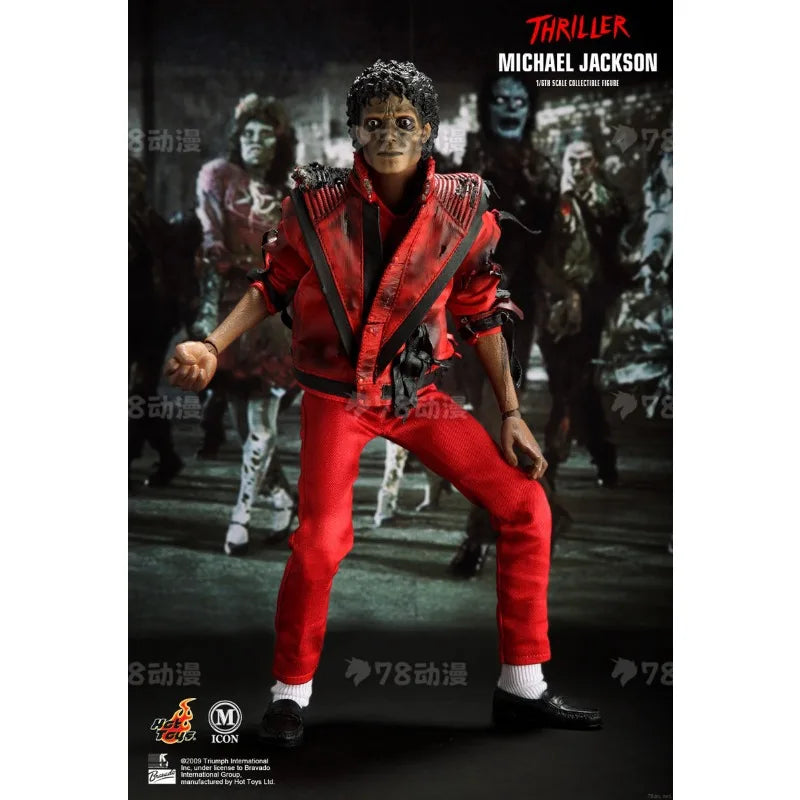HOT TOYS Genuine M ICON Series MIS 09 Michael Jackson Trembles 1-6 Mobile Doll Model Toy Mobile Doll Model Toy Exquisite Toys
