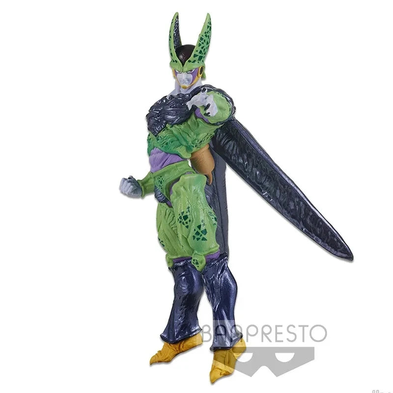 22CM Bandai Dragon Ball Anime Figure Cell Standing Figure Toy PVC Action Figure Figurine Collectible Model Toys Gift for Kids