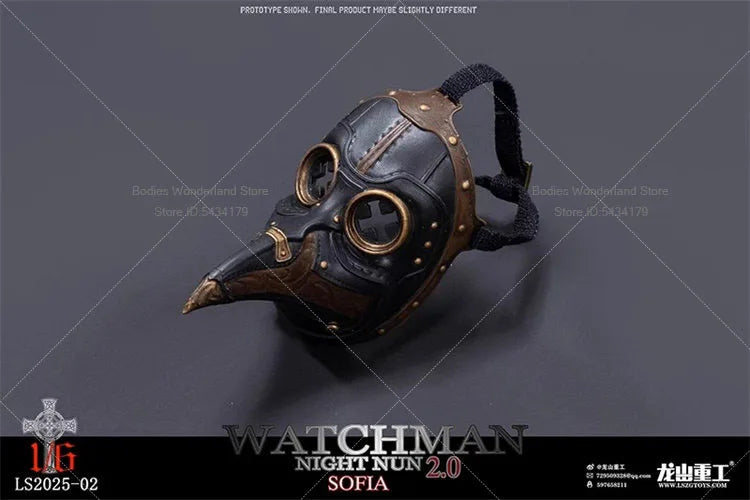 In Stock LS2025-02 1/6 Scale Female Soldier Sophia Night Redemption Nun 12inch Action Figure Model Gifts